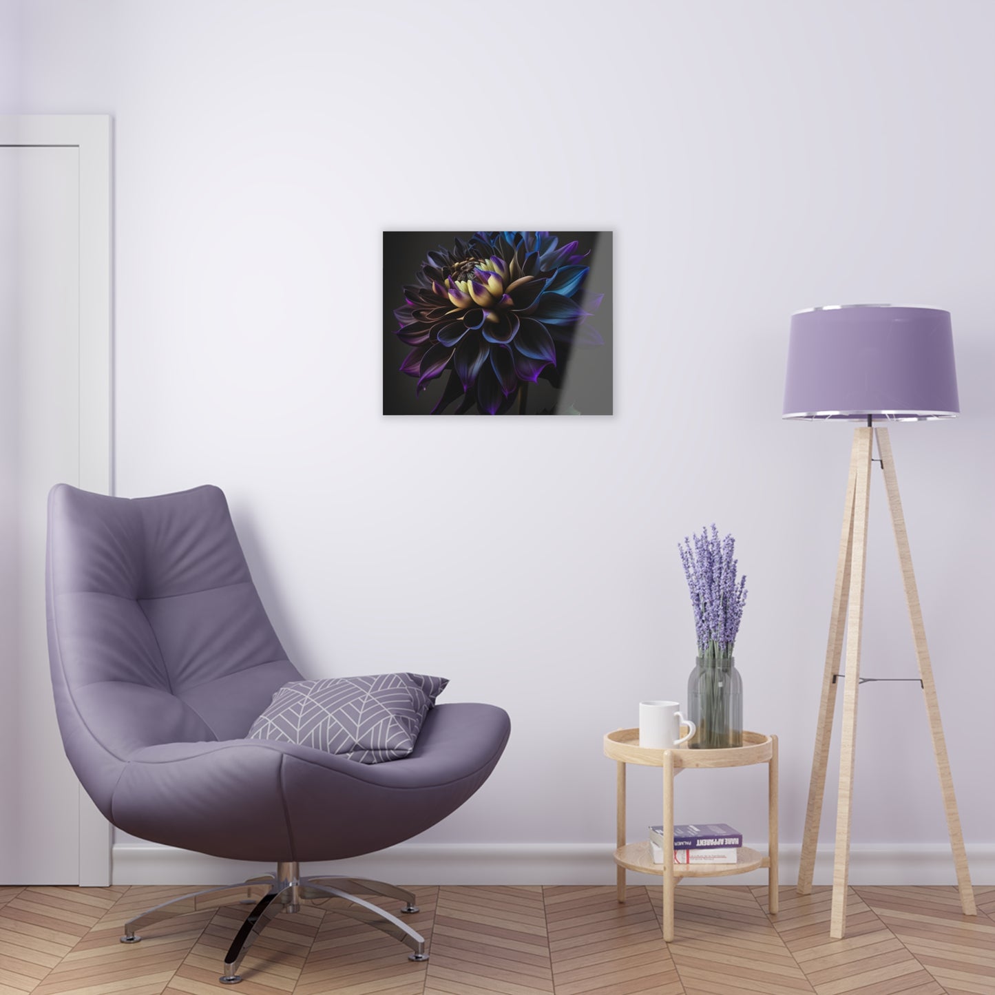 Acrylic Prints Dahlia Purple 1