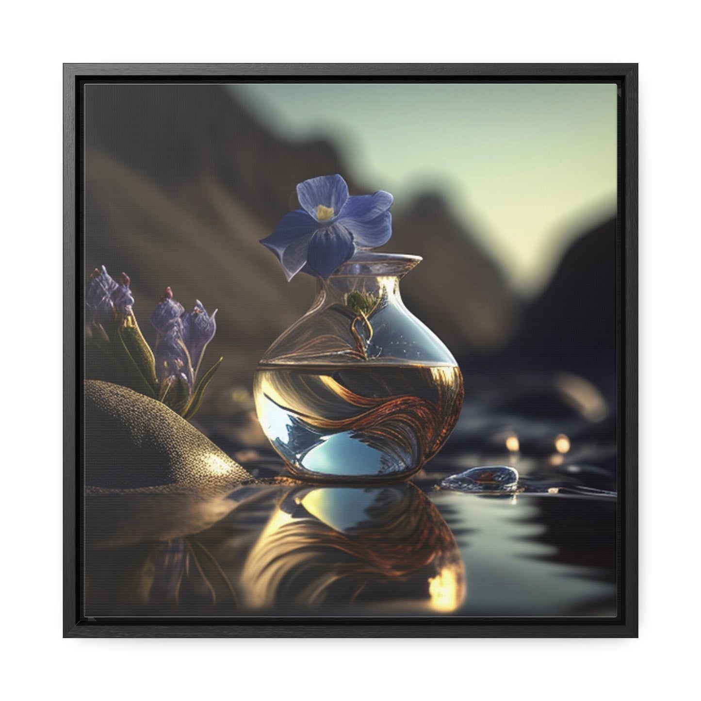 Gallery Canvas Wraps, Square Frame The Bluebell 1
