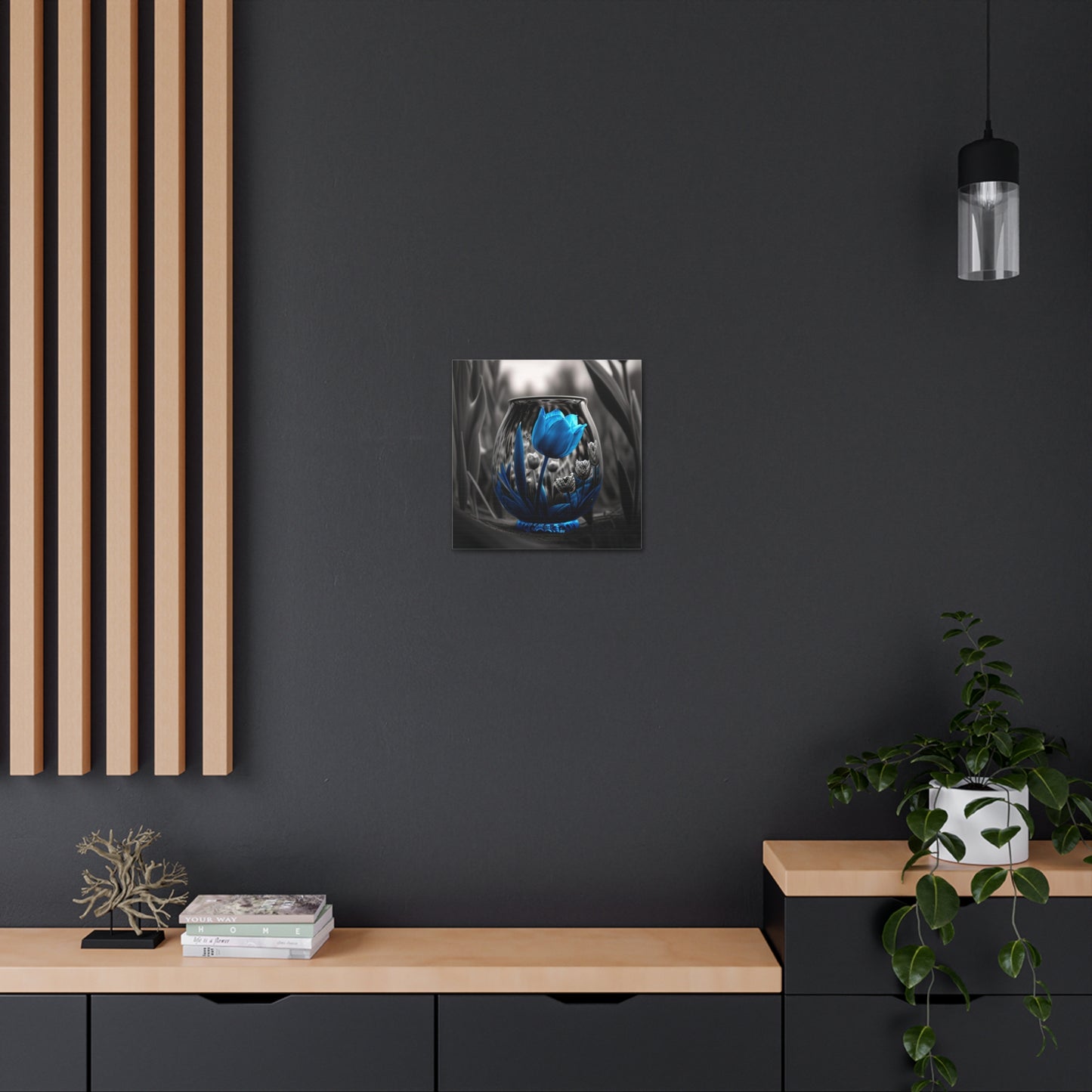 Canvas Gallery Wraps Tulip Blue 4