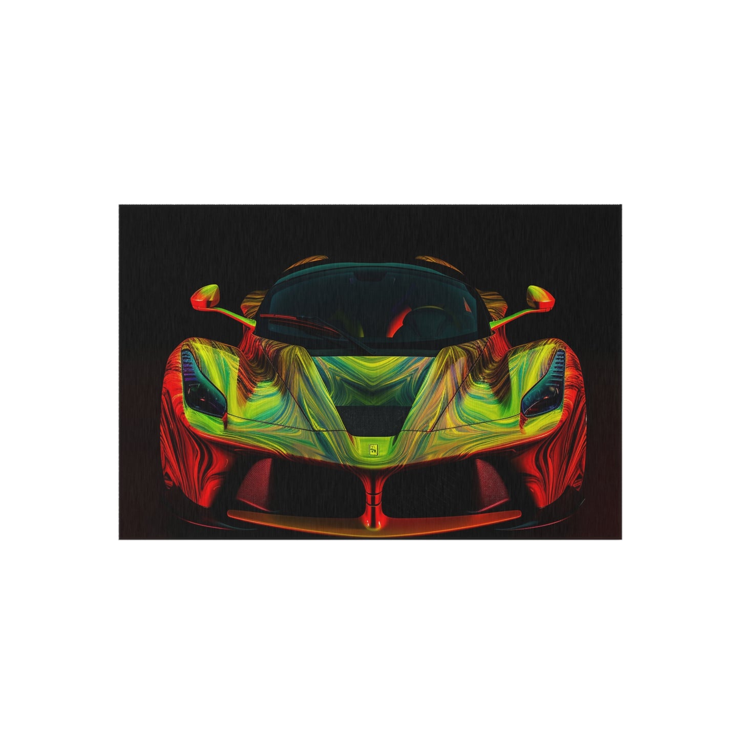 Outdoor Rug  Ferrari Neon 1