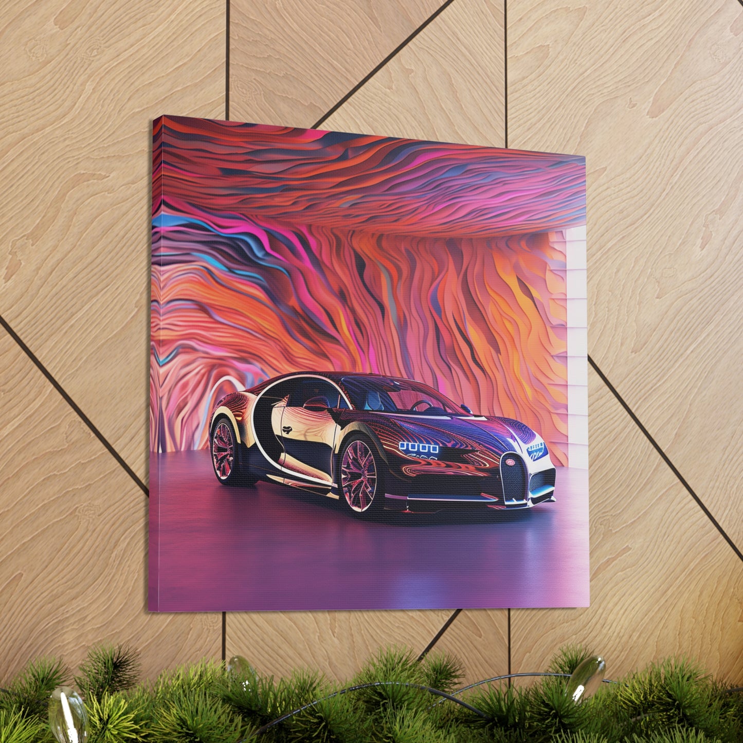 Canvas Gallery Wraps Bugatti Abstract Flair 4