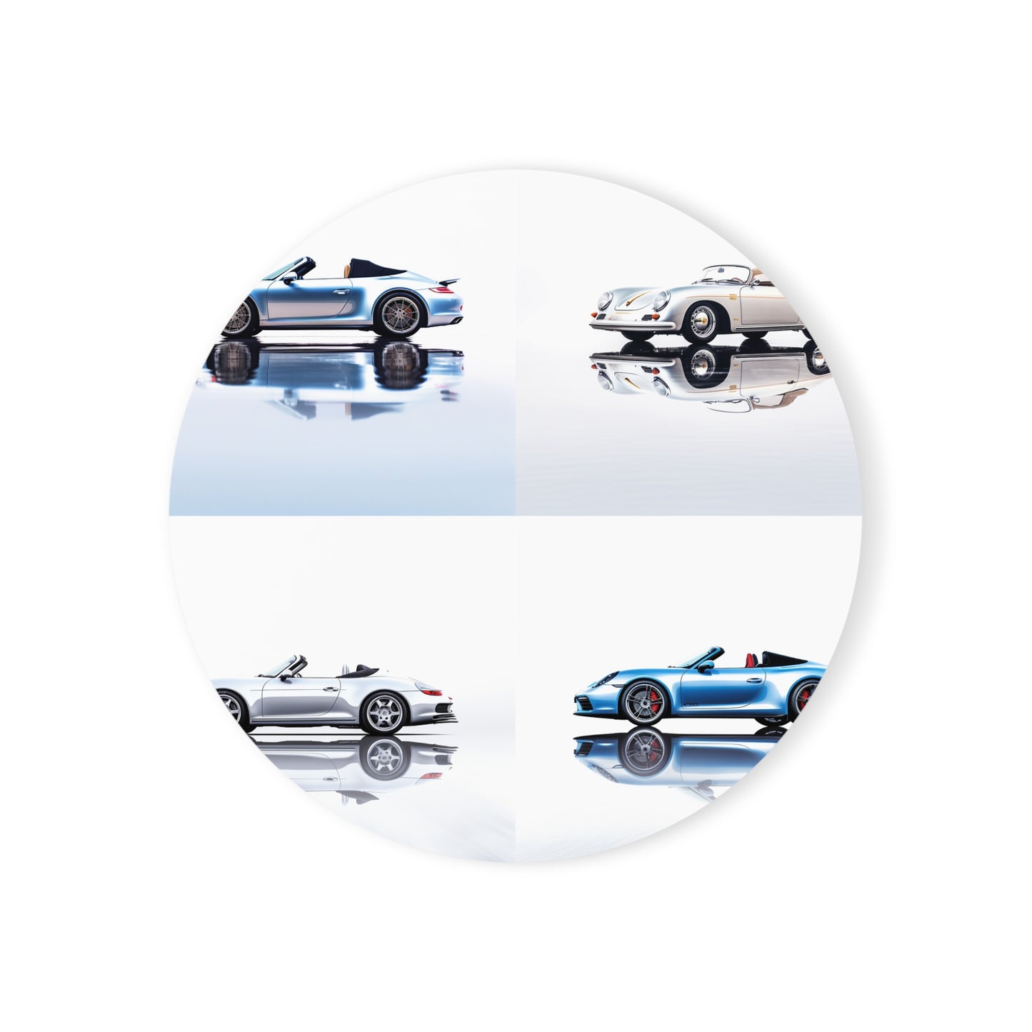 Cork Back Coaster 911 Speedster on water 5