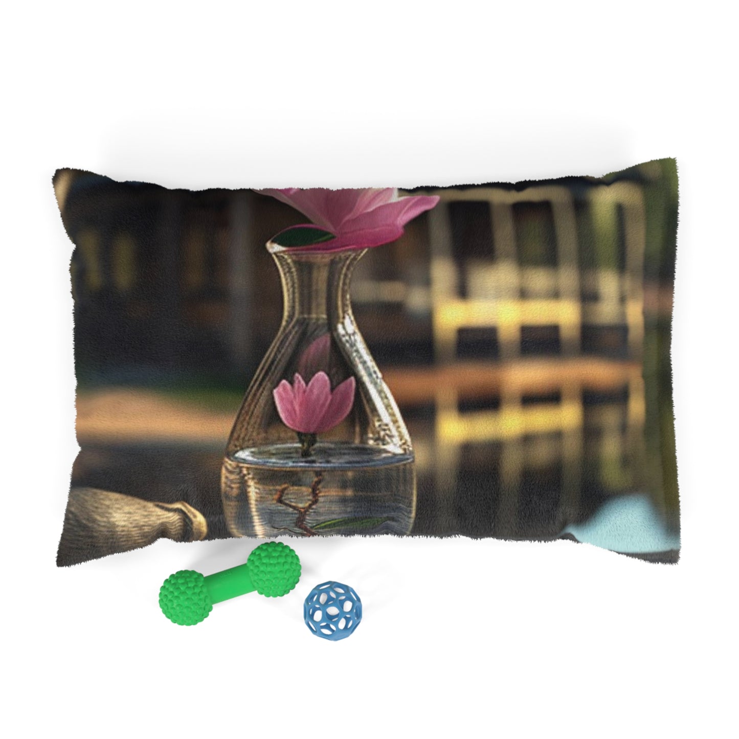 Pet Bed Magnolia in a Glass vase 4