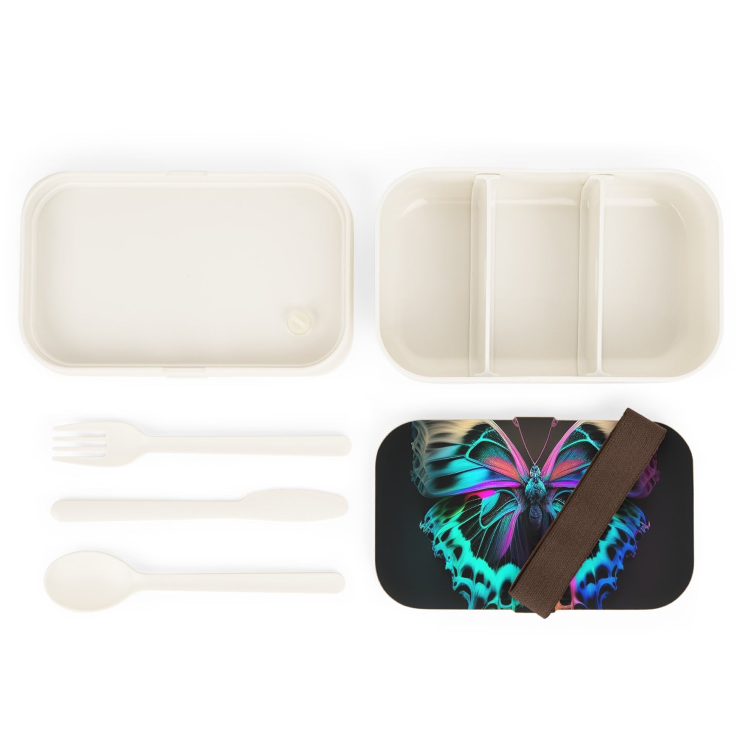 Bento Lunch Box Neon Butterfly Fusion 2