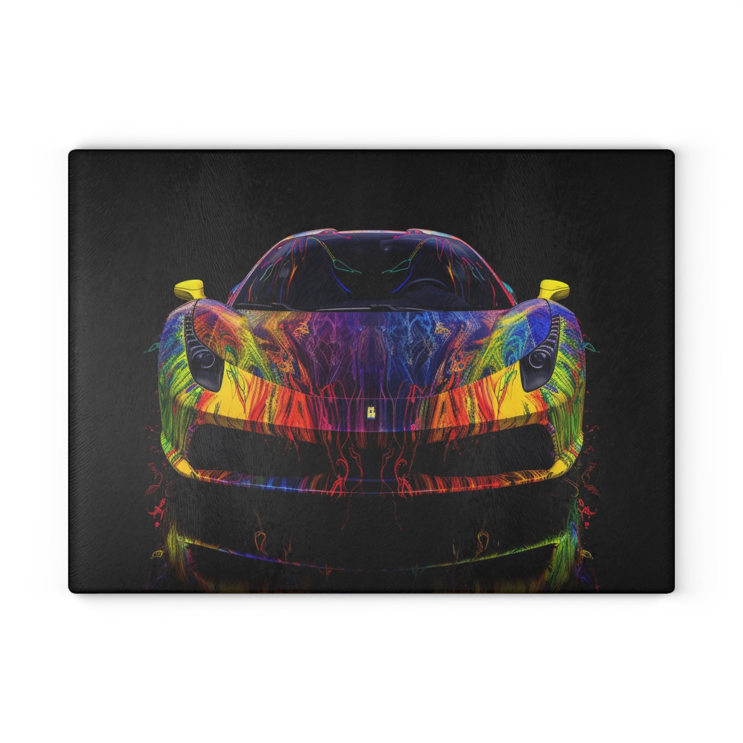 Glass Cutting Board Ferrari Color 2