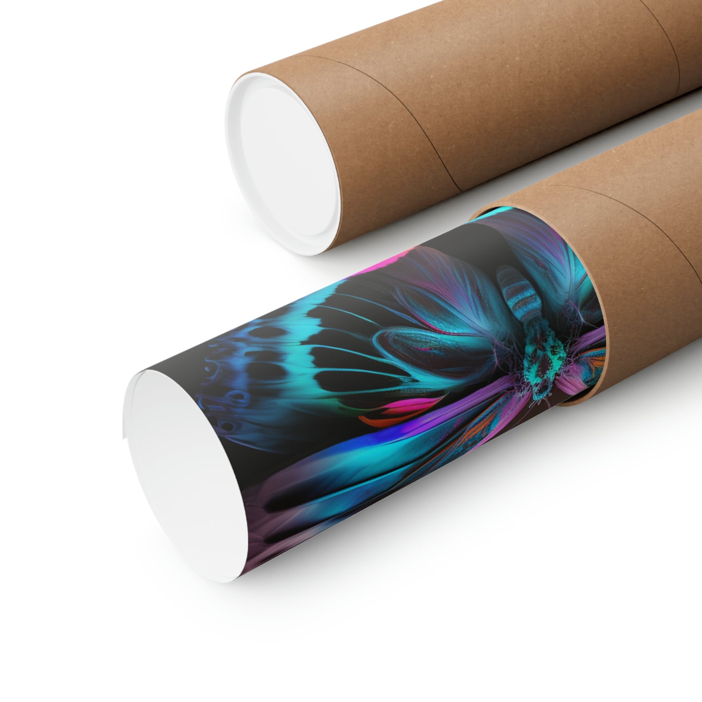 Premium Matte Vertical Posters Raw Florescent Glow 2