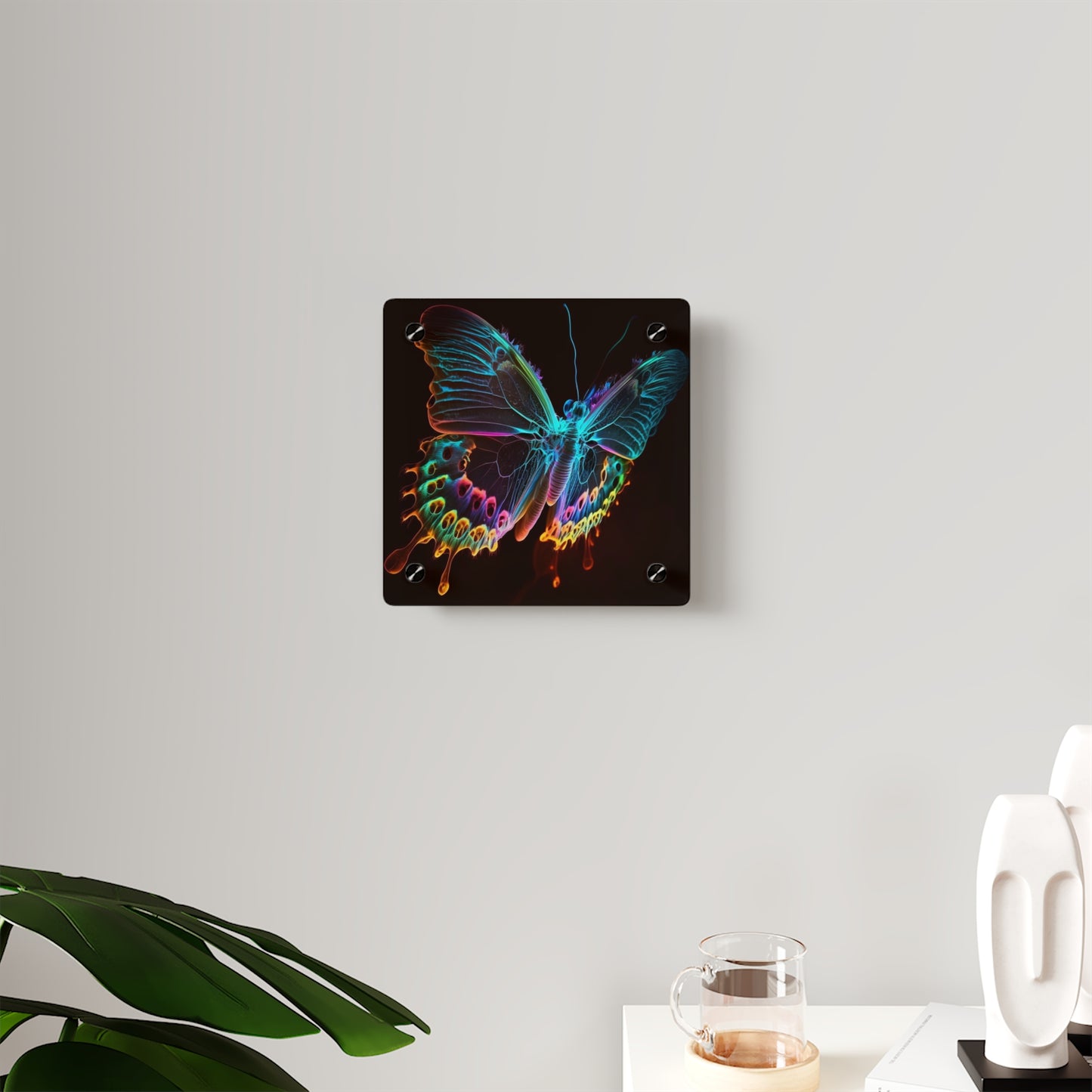 Acrylic Wall Art Panels Thermal Butterfly 2