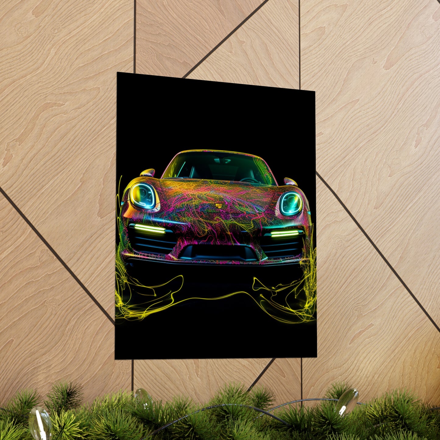 Premium Matte Vertical Posters Porsche Flair 2