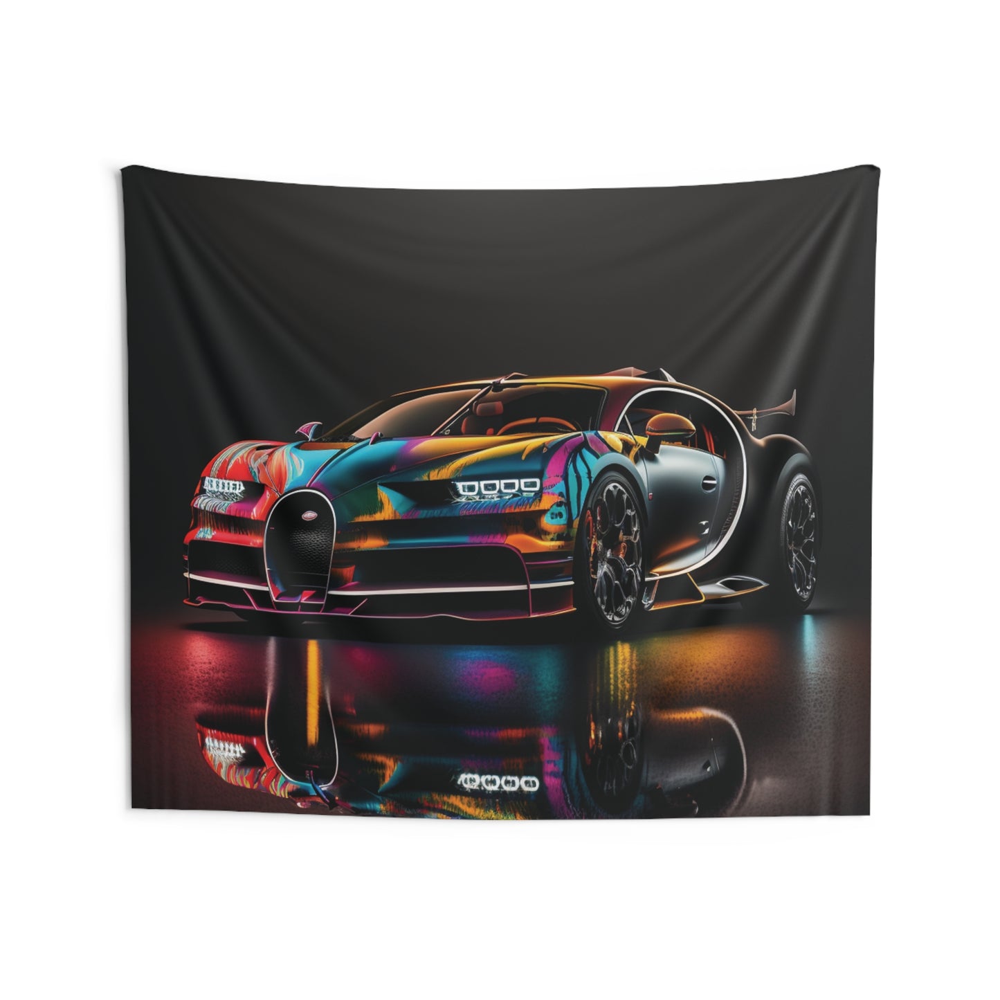 Indoor Wall Tapestries Bugatti Chiron Super 2