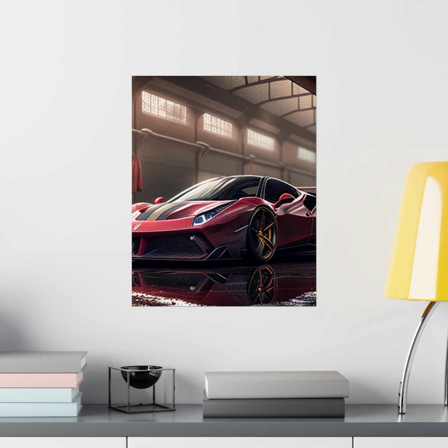 Premium Matte Vertical Posters Ferrari Hyper 4