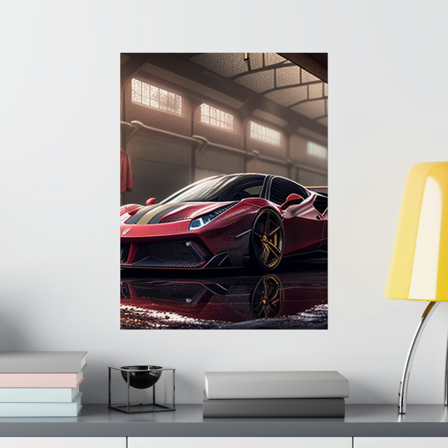 Premium Matte Vertical Posters Ferrari Hyper 4