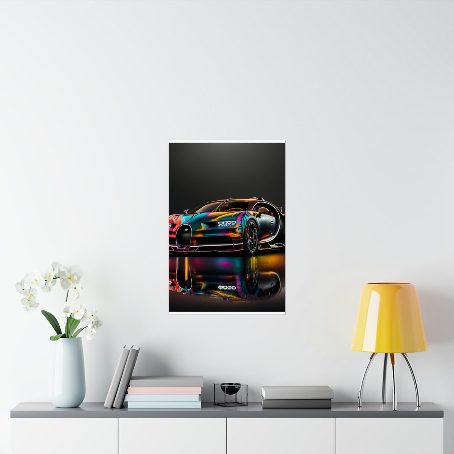 Premium Matte Vertical Posters Bugatti Chiron Super 2