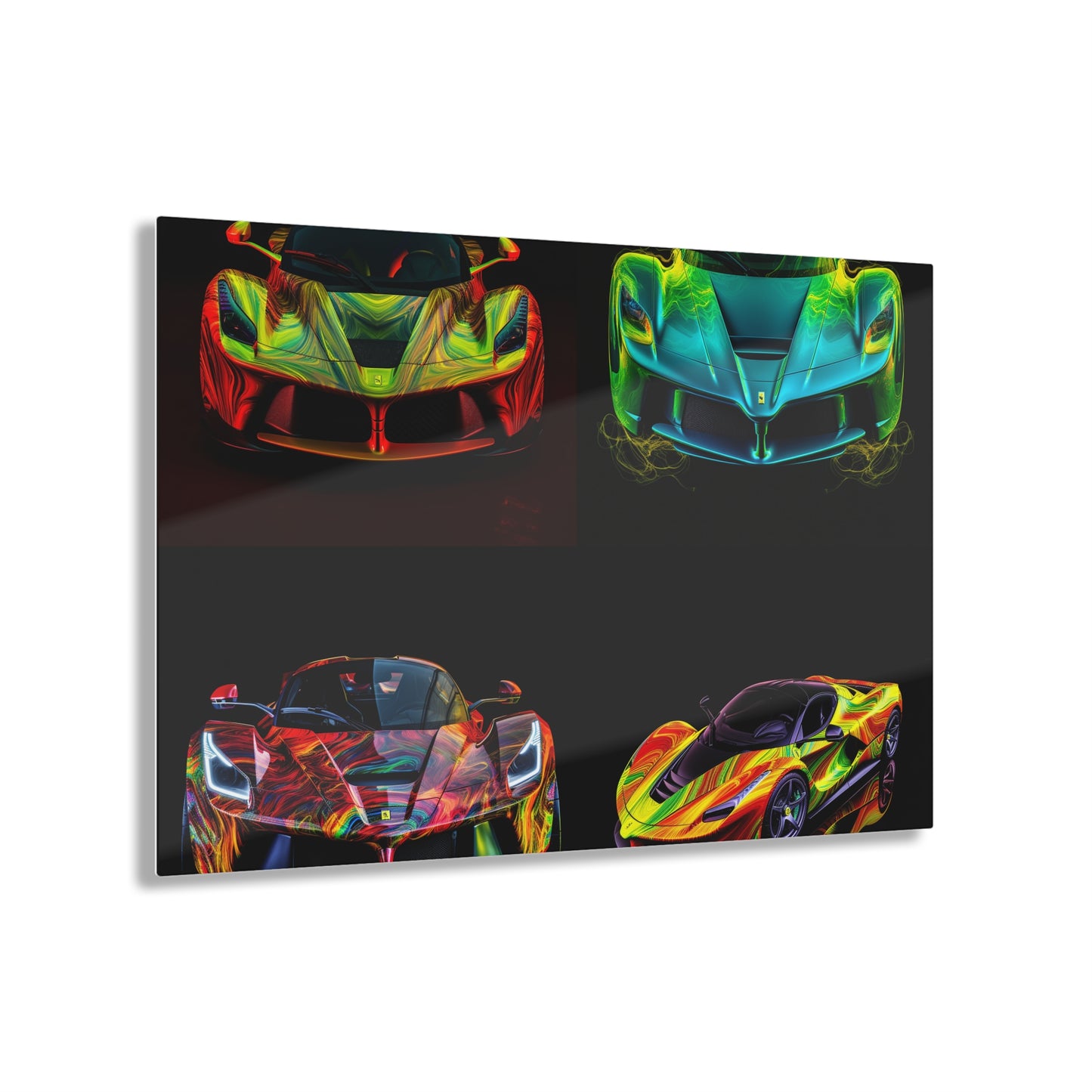 Acrylic Prints Ferrari Neon 5