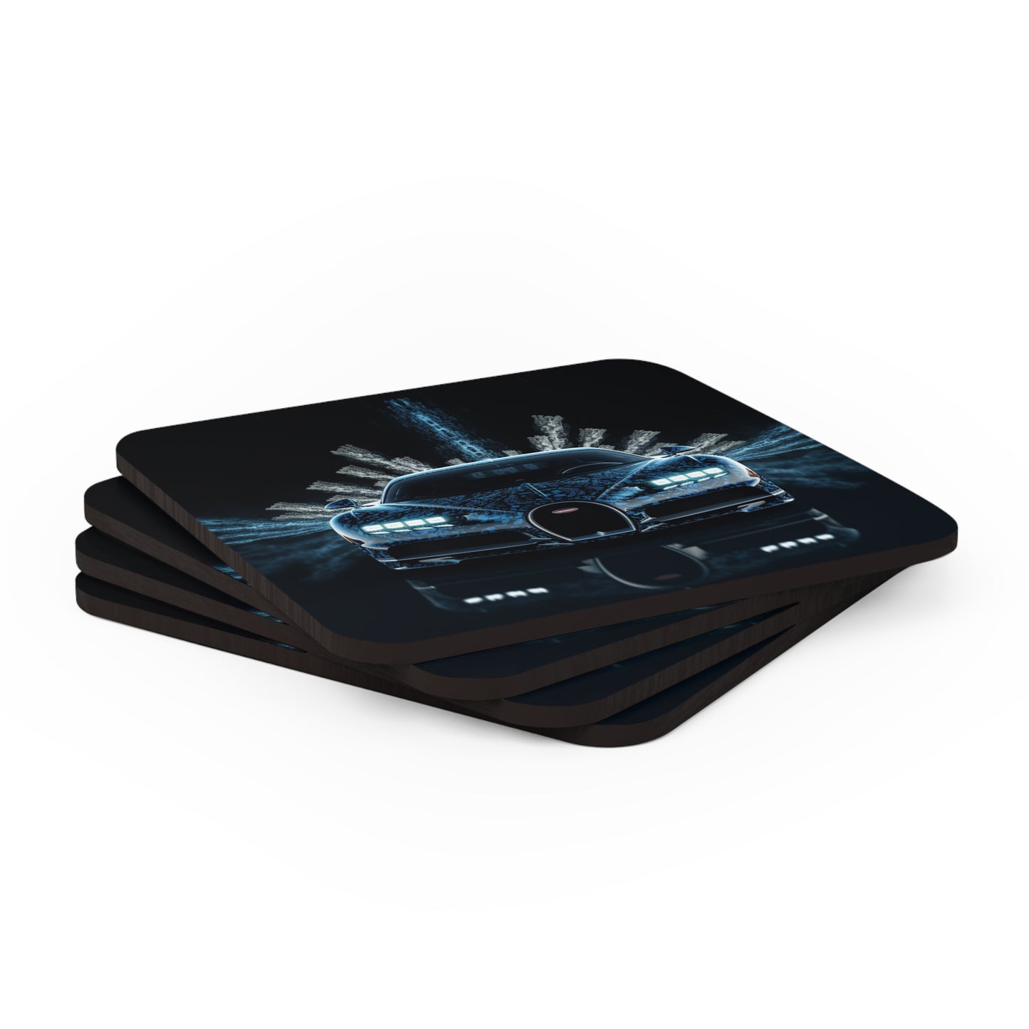 Corkwood Coaster Set Hyper Bugatti 2