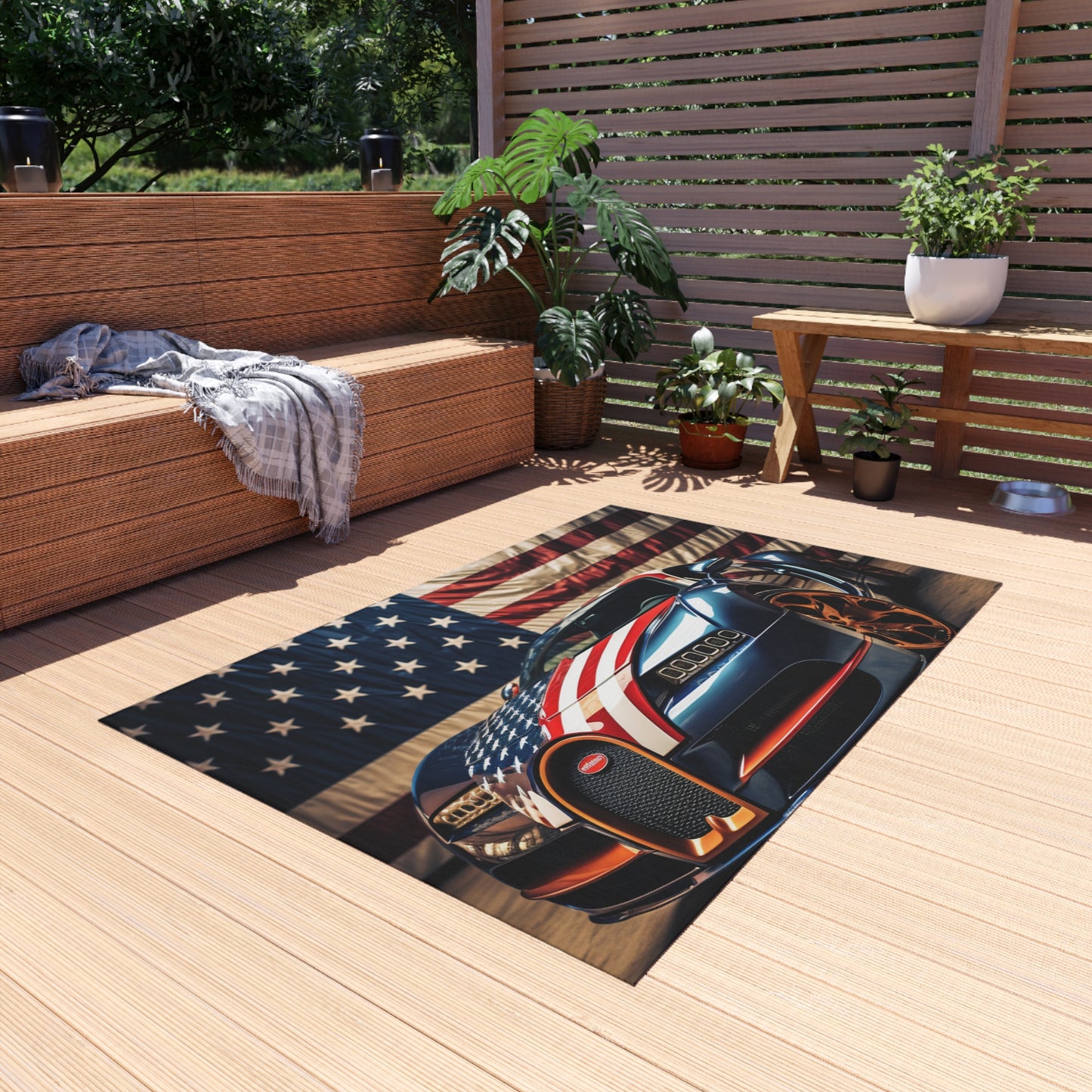 Outdoor Rug  Bugatti Flag American 4