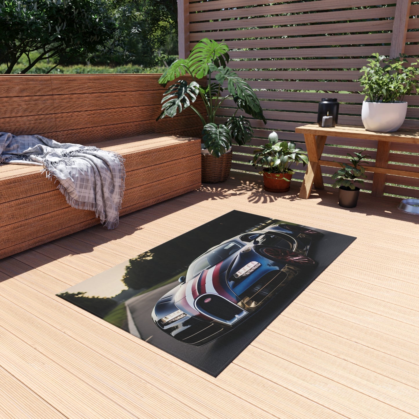 Outdoor Rug  Bugatti Flag American 1