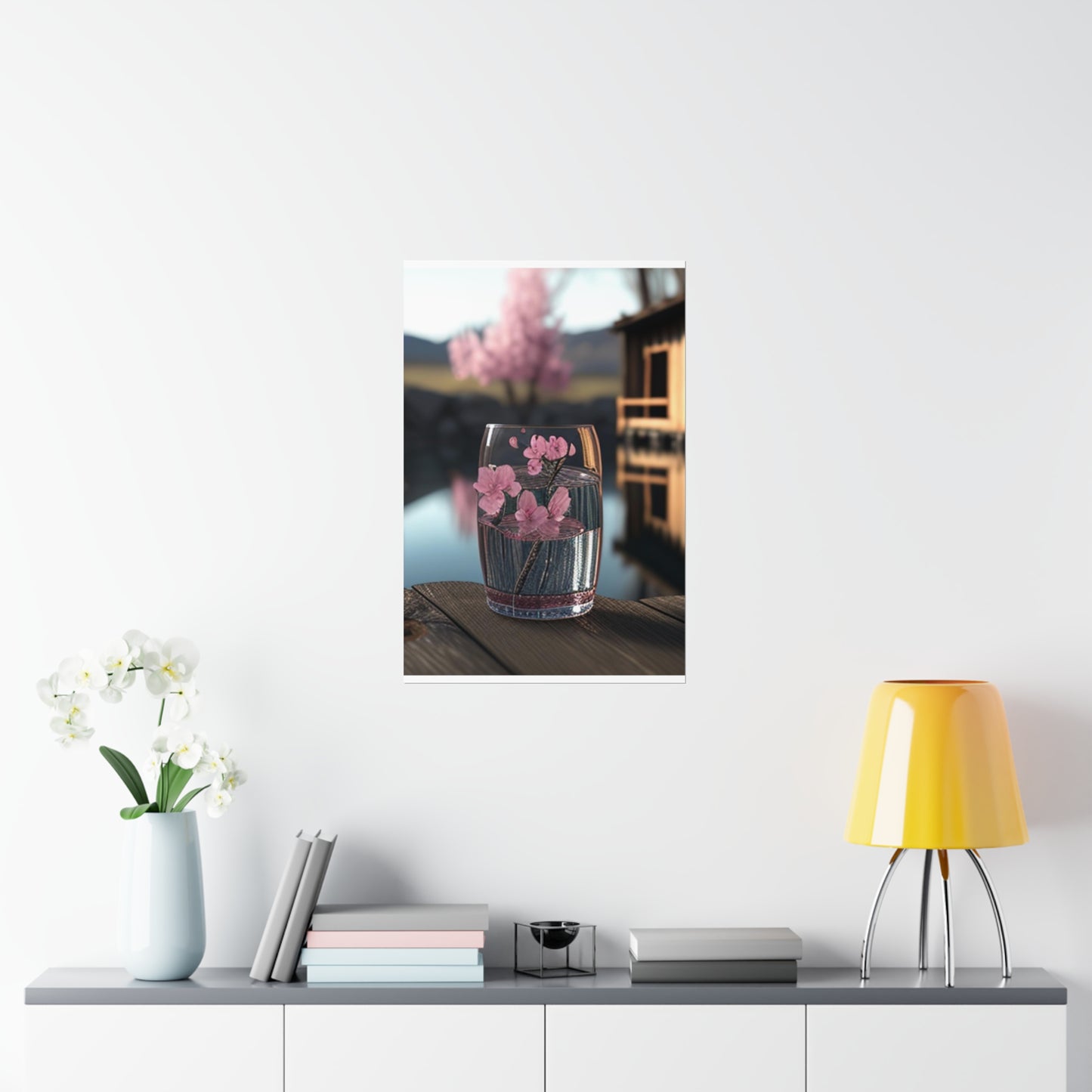 Premium Matte Vertical Posters Cherry Blossom 1