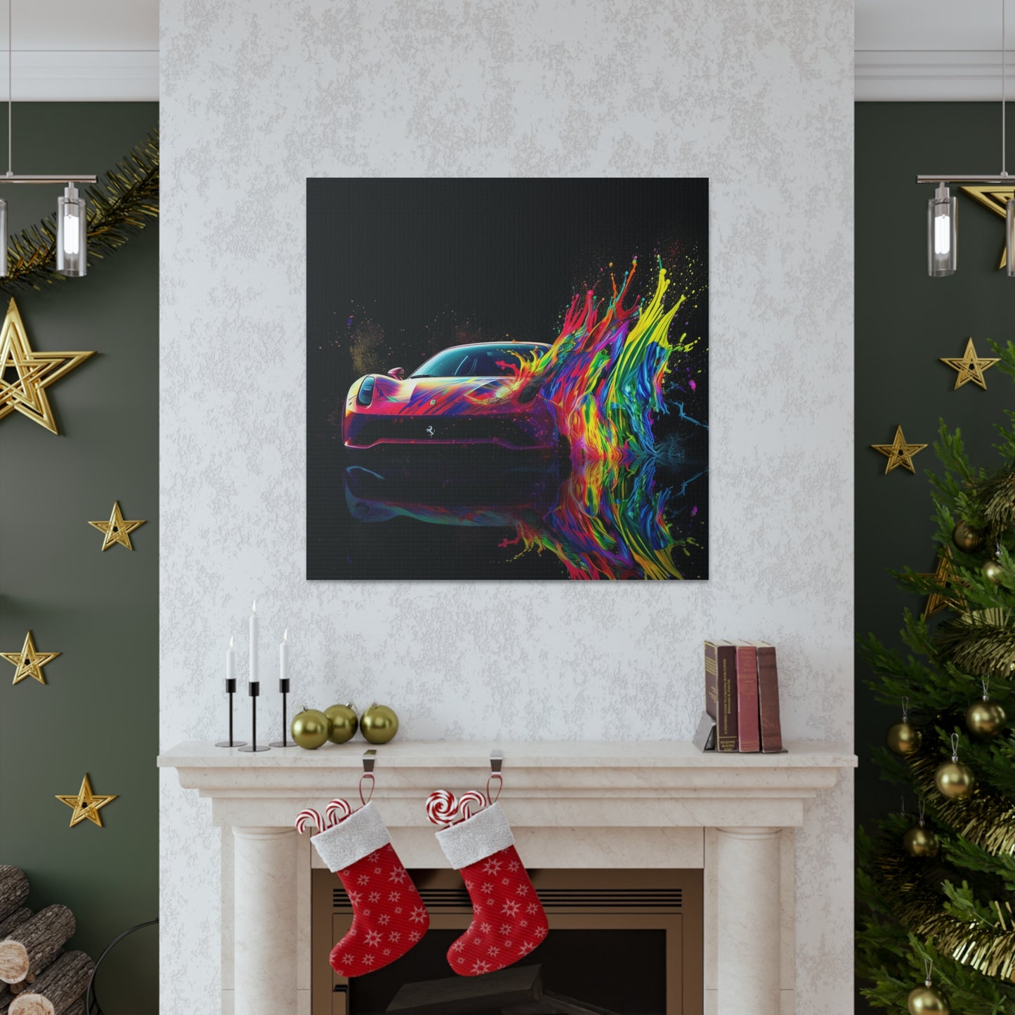 Canvas Gallery Wraps Ferrari Fusion Water 3