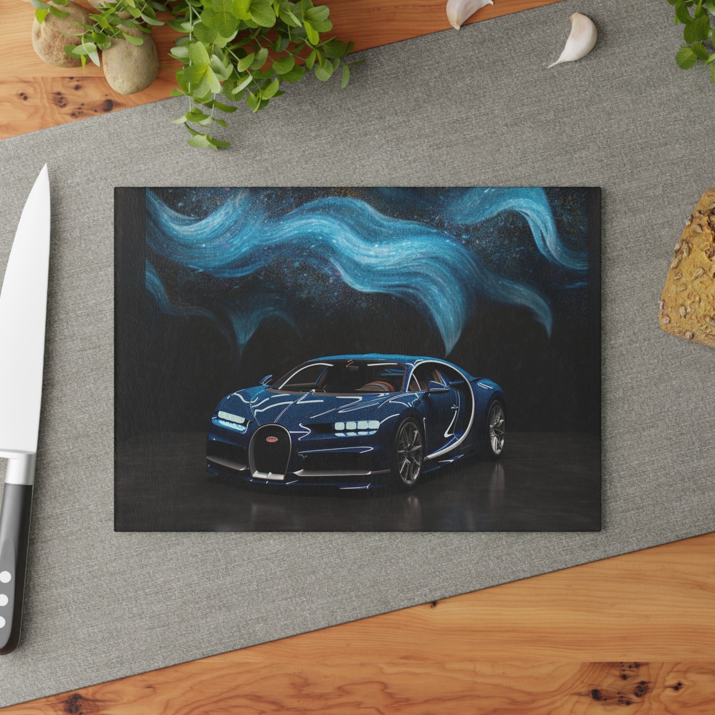 Glass Cutting Board Hyper Bugatti 3