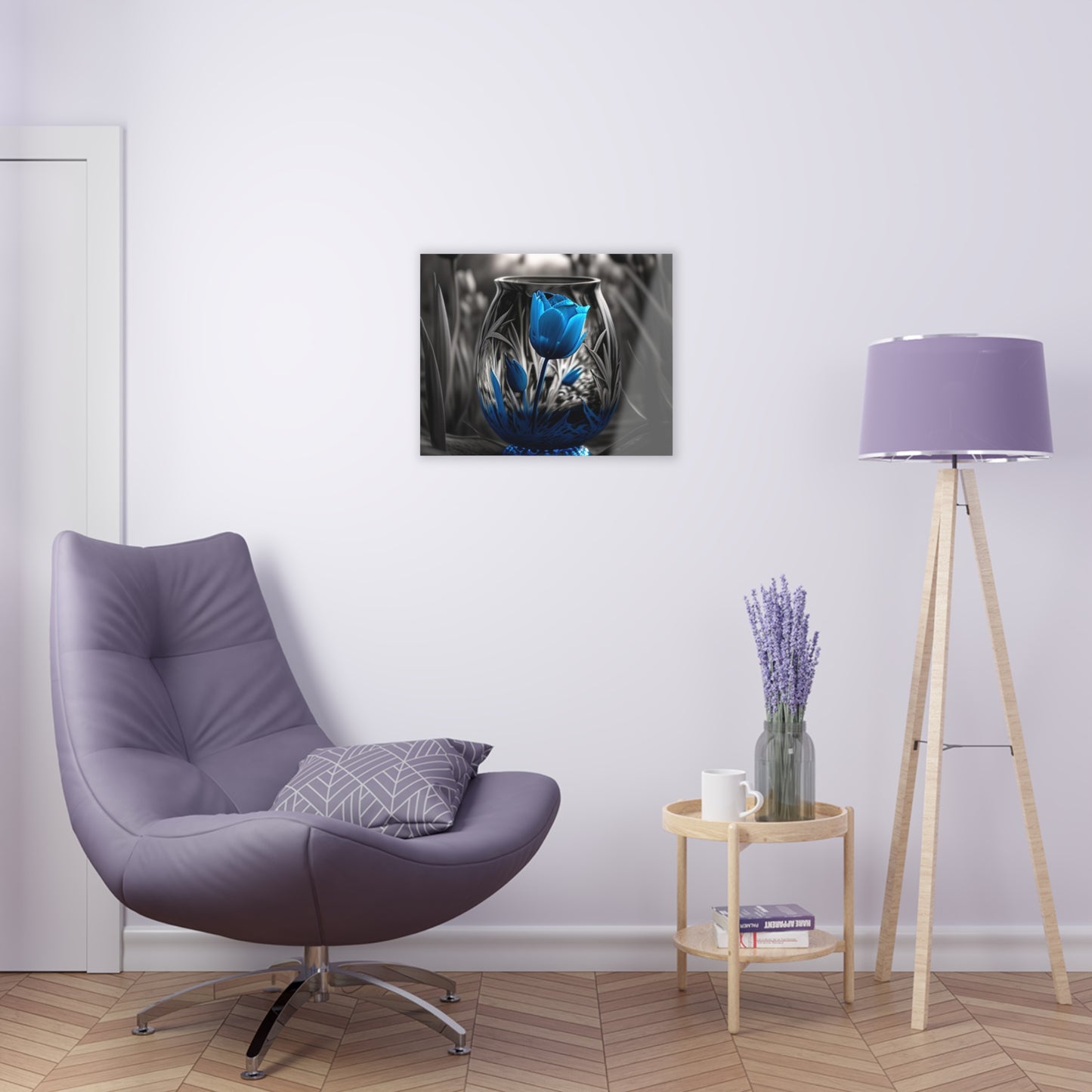 Acrylic Prints Tulip Blue 3