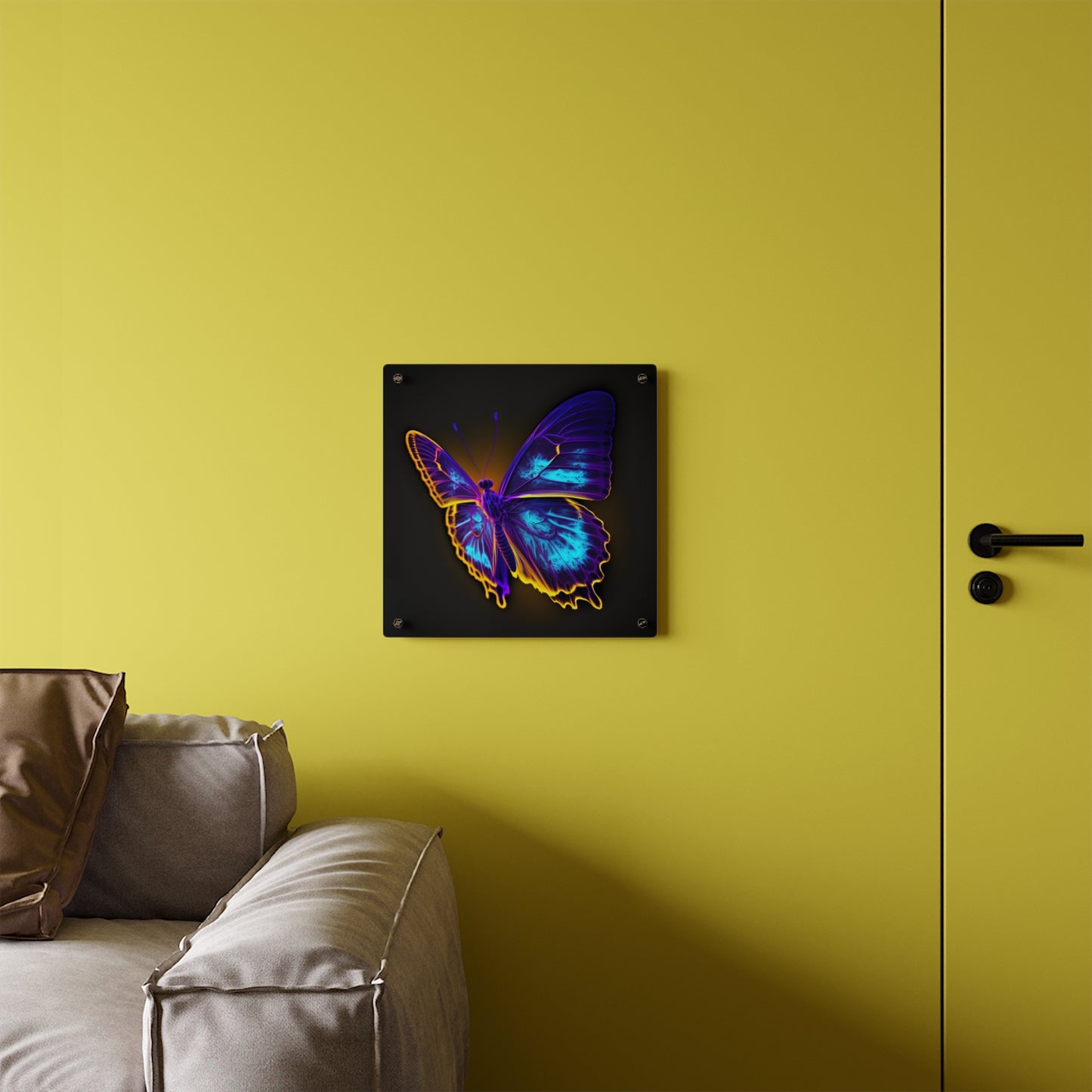 Acrylic Wall Art Panels Thermal Butterfly 4