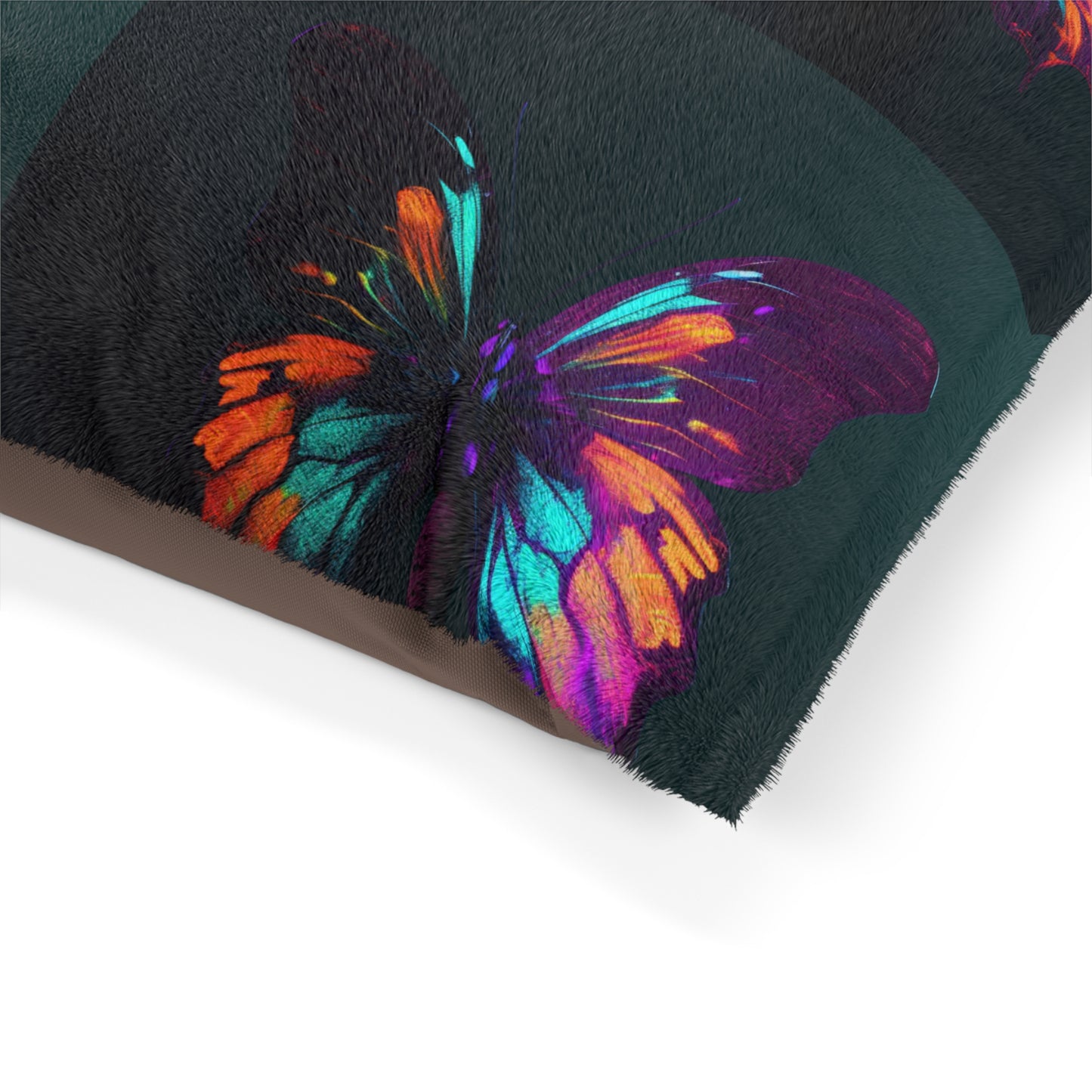 Pet Bed Hyper Colorful Butterfly Purple 5