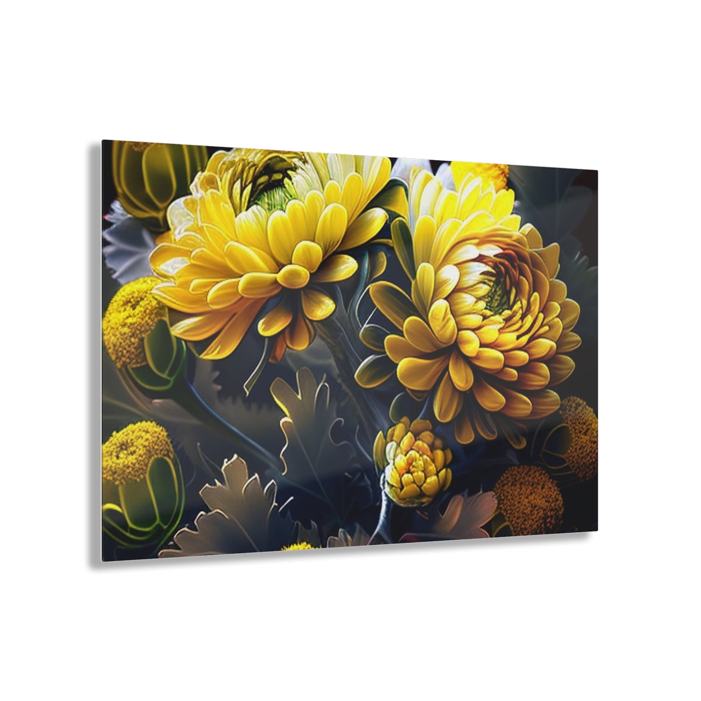 Acrylic Prints Yellow Hermosas Flores Amarillas 3