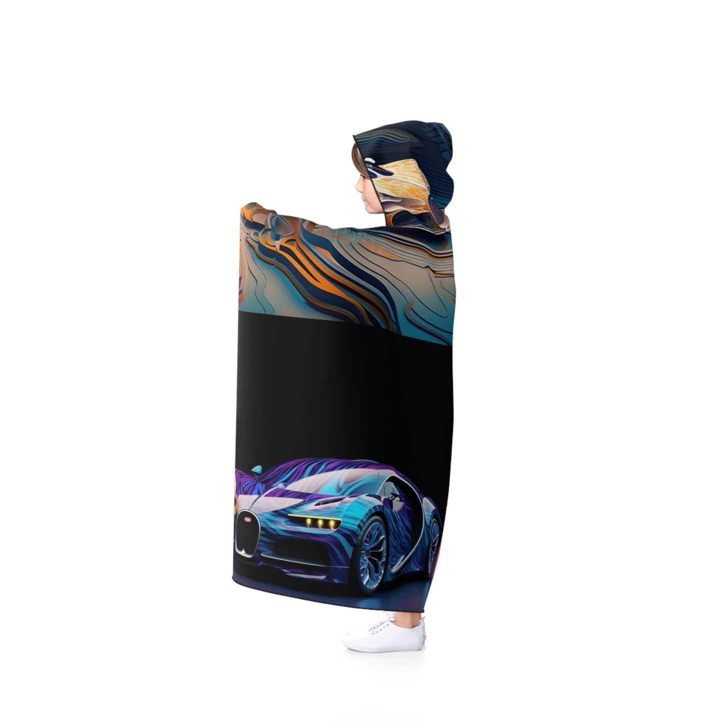 Hooded Blanket Bugatti Abstract Flair 5