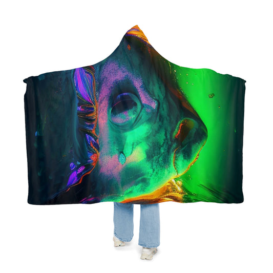 Snuggle Hooded Blanket Florescent Glow 1