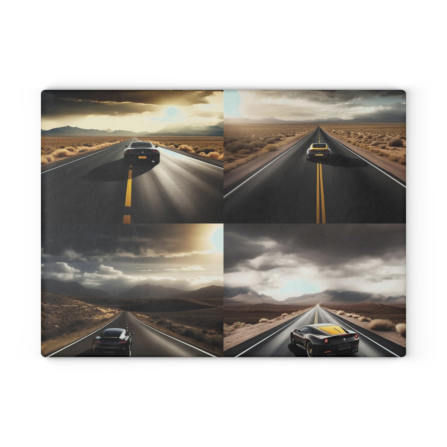 Glass Cutting Board Ferrari Road 5