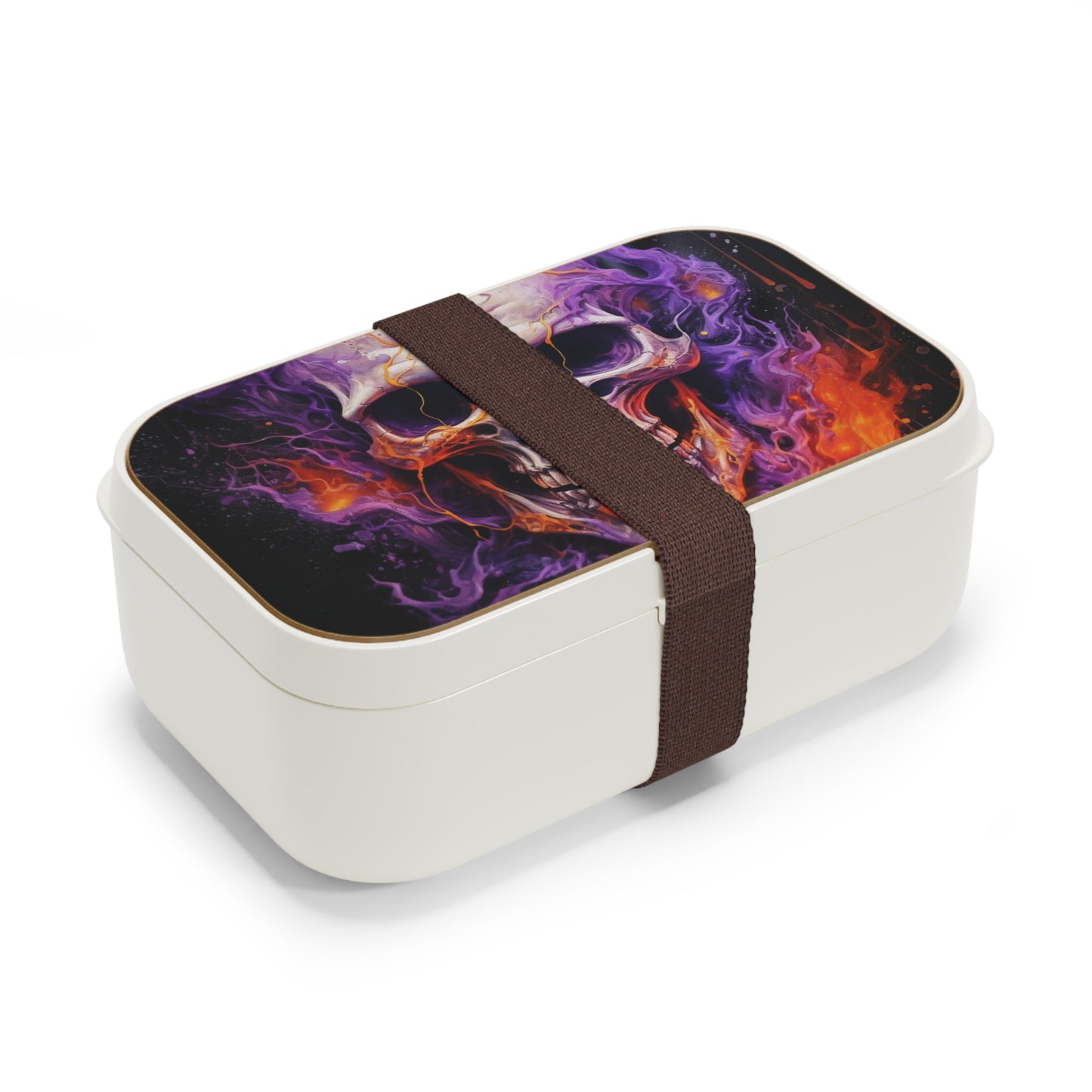 Bento Lunch Box Skull Flames 2