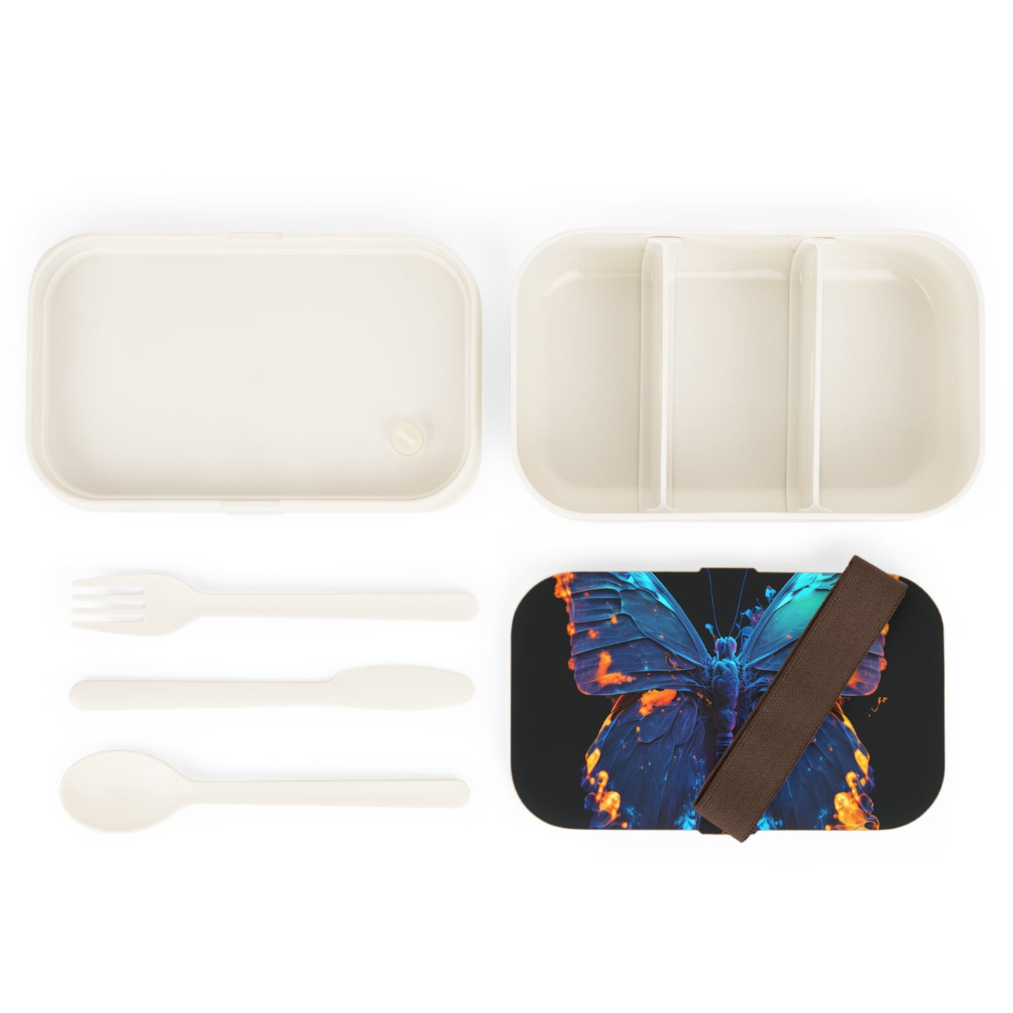 Bento Lunch Box Thermal Butterfly 3