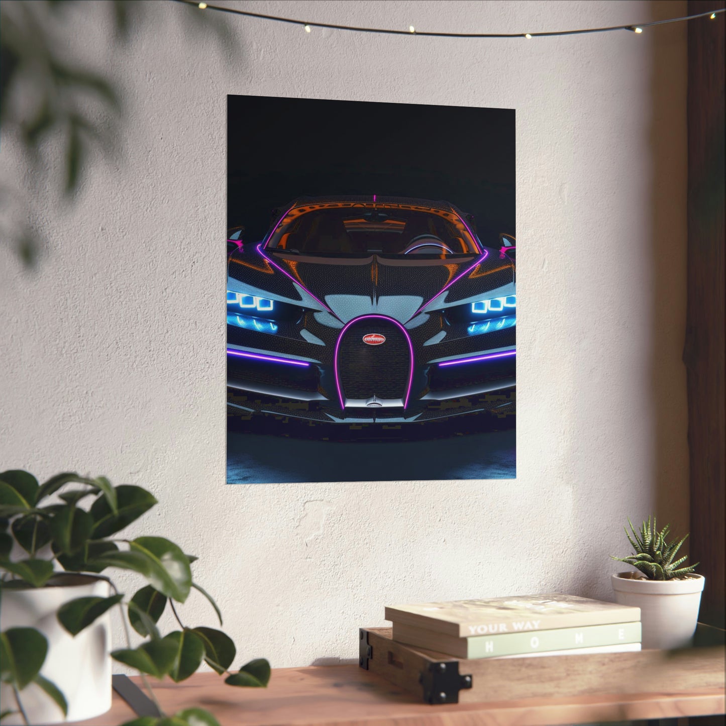 Premium Matte Vertical Posters Hyper Bugatti Chiron 2