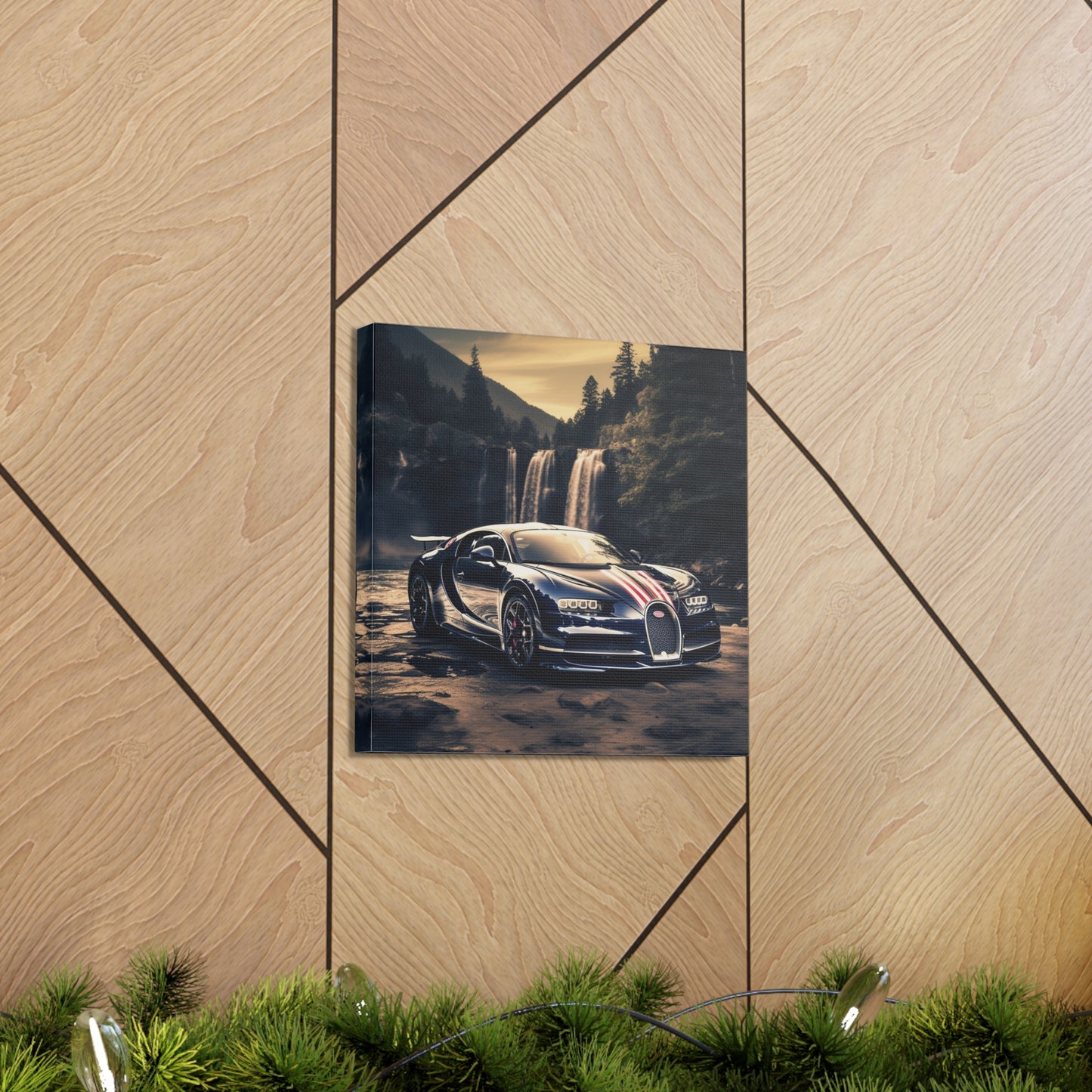 Canvas Gallery Wraps Bugatti Waterfall 2