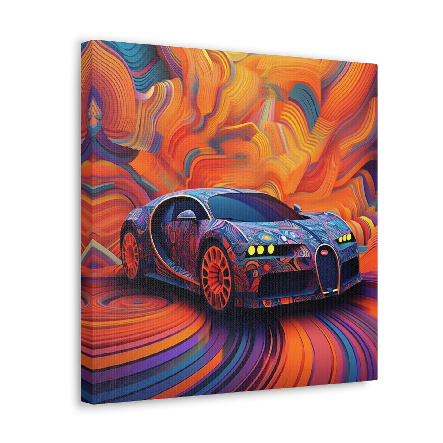 Canvas Gallery Wraps Bugatti Abstract Concept 4