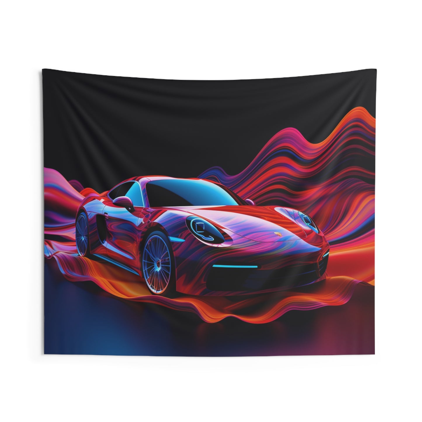 Indoor Wall Tapestries Porsche Water Fusion 4