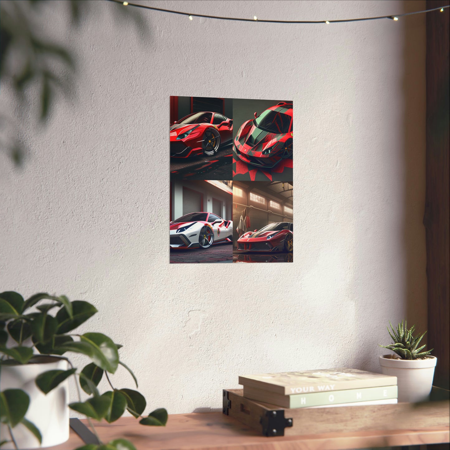 Premium Matte Vertical Posters Ferrari Hyper 5