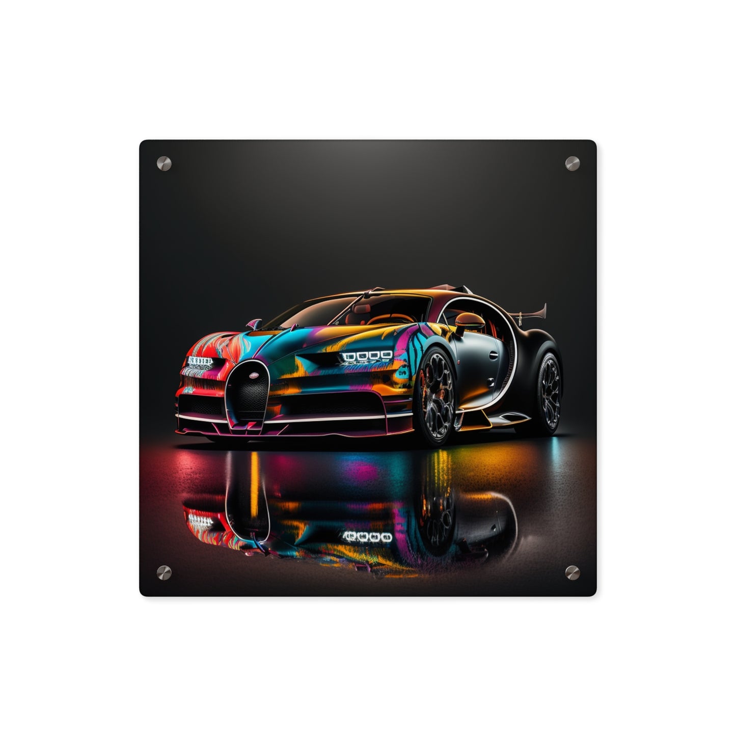 Acrylic Wall Art Panels Bugatti Chiron Super 2