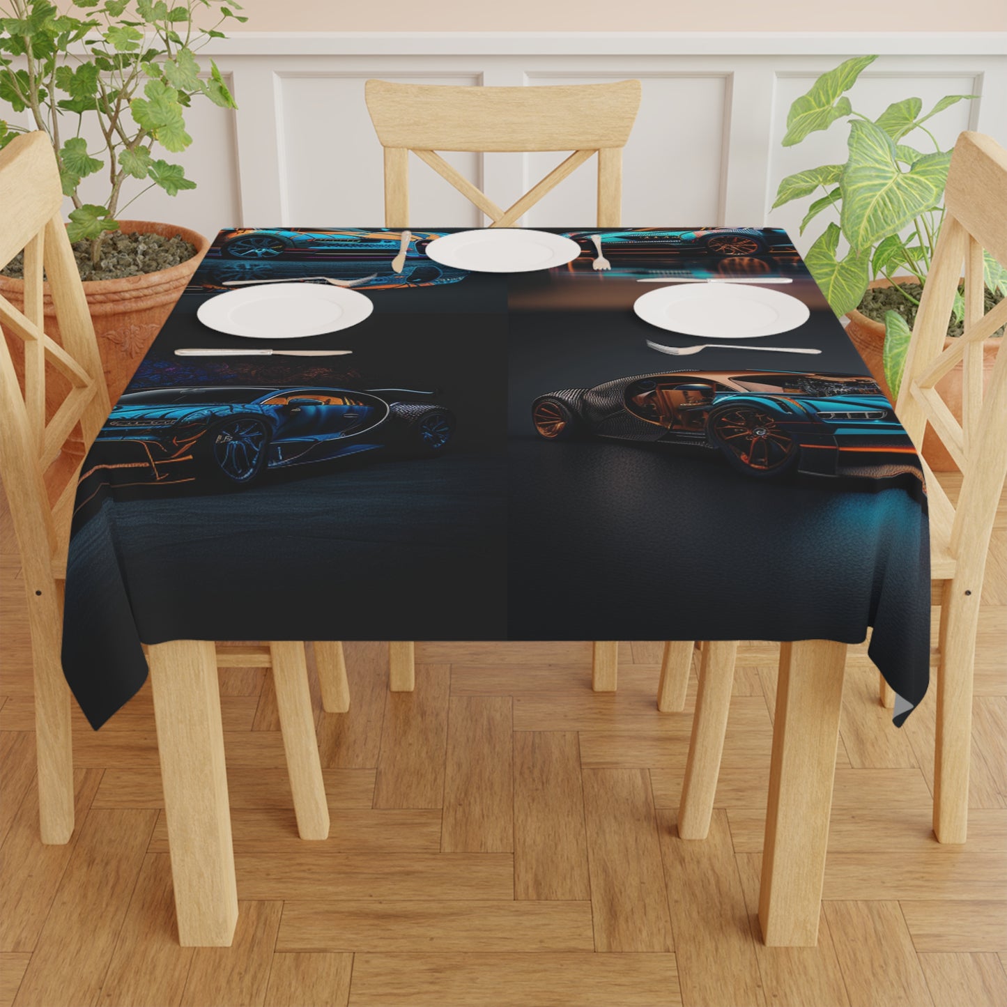 Tablecloth Bugatti Blue 5