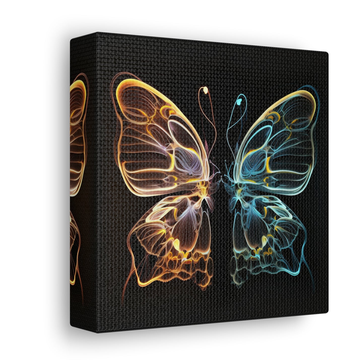 Canvas Gallery Wraps Neon Glo Butterfly 3