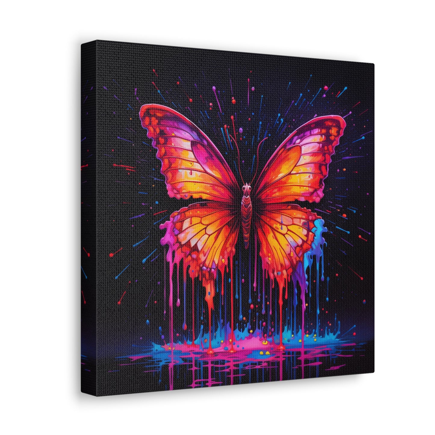 Canvas Gallery Wraps Pink Butterfly Flair 4