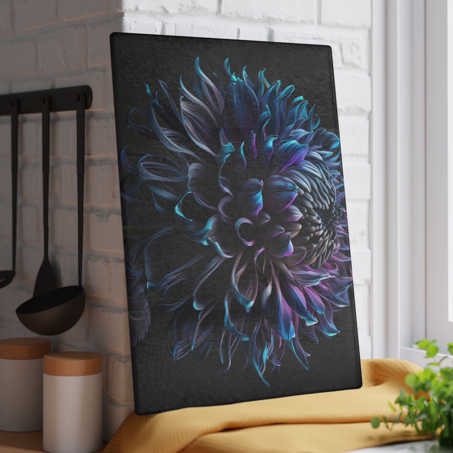 Glass Cutting Board Dahlia Purple 3