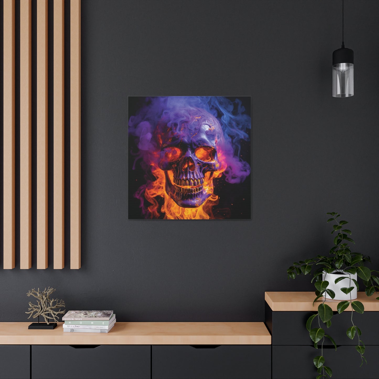 Canvas Gallery Wraps Macro Skull 1