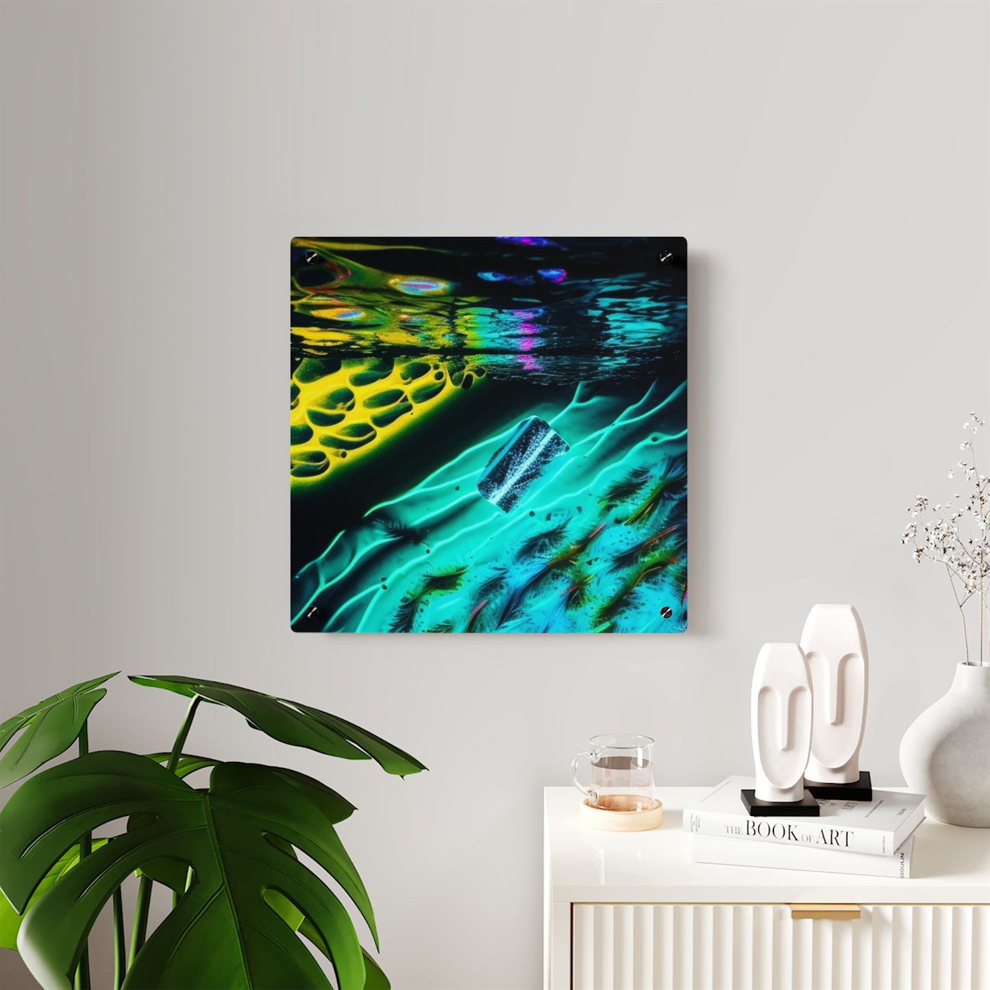 Acrylic Wall Art Panels Florescent Glow 2