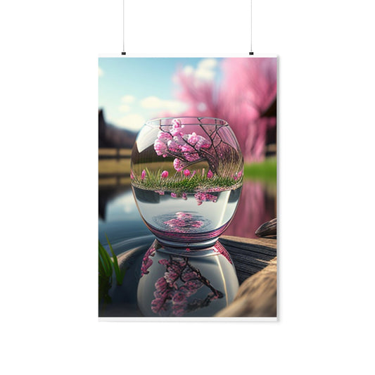 Premium Matte Vertical Posters Cherry Blossom 2