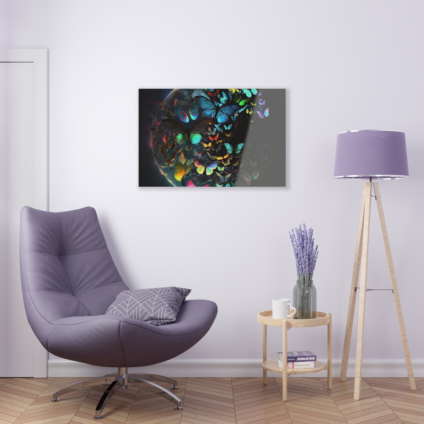 Acrylic Prints Moon Butterfly 4