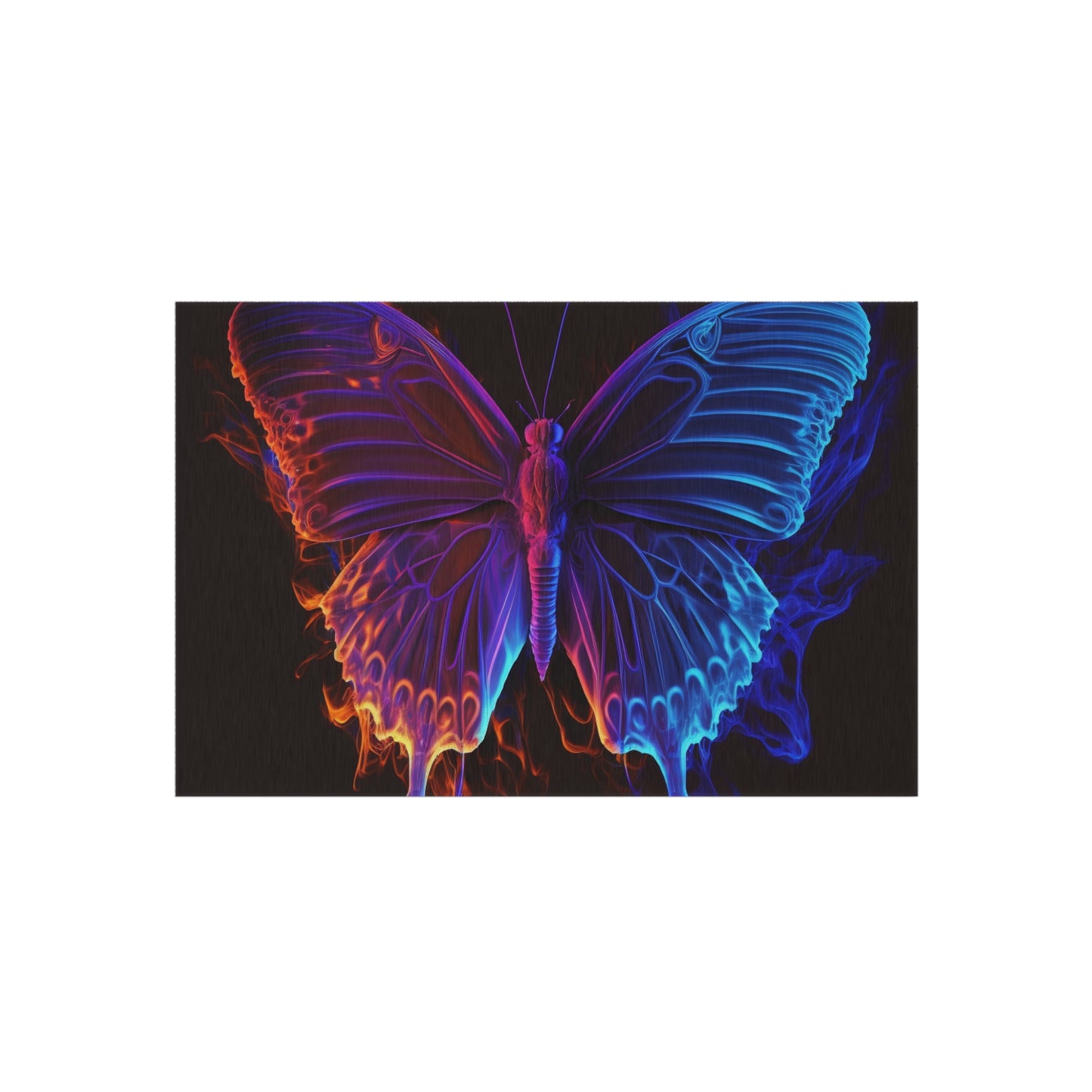 Outdoor Rug  Thermal Butterfly 1