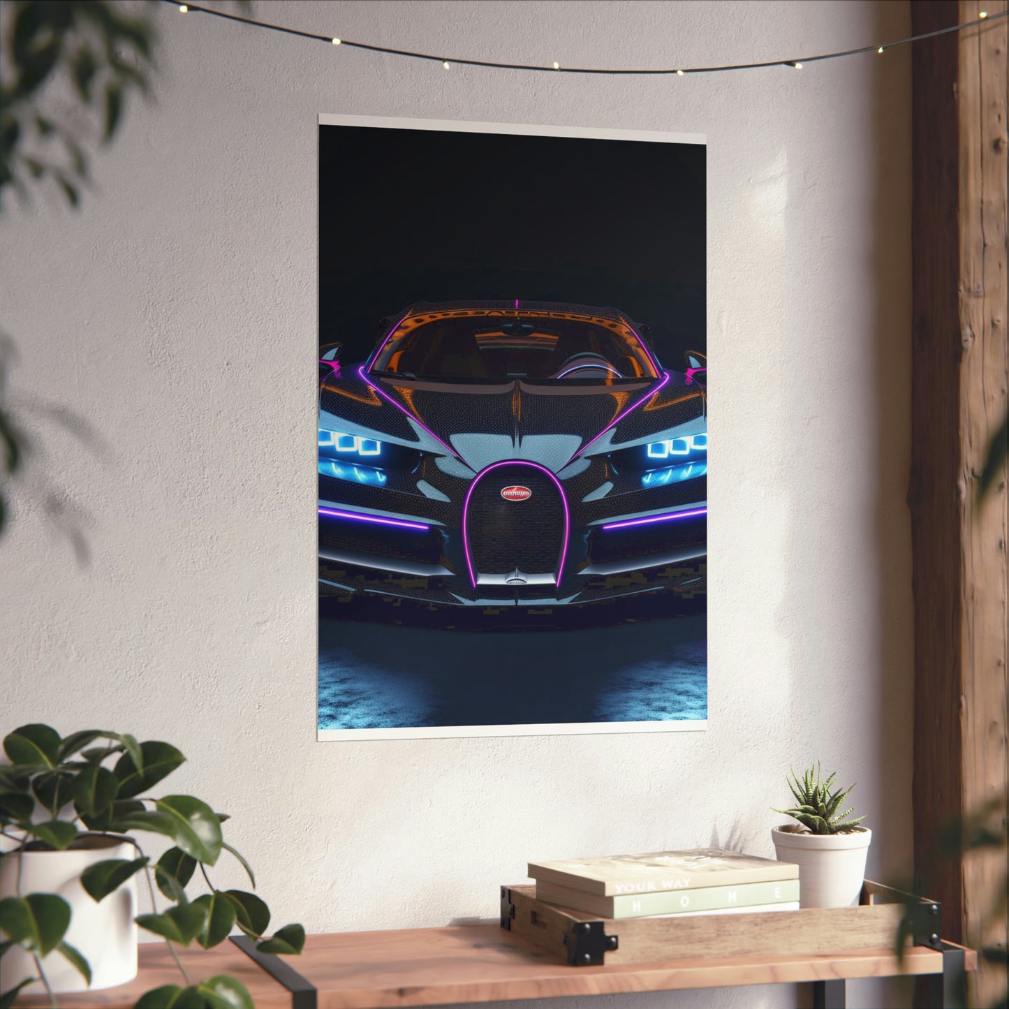 Premium Matte Vertical Posters Hyper Bugatti Chiron 2