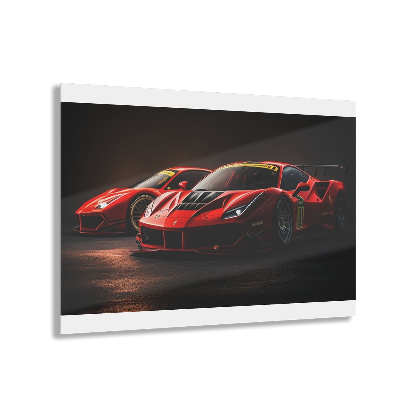 Acrylic Prints Ferrari Red 4