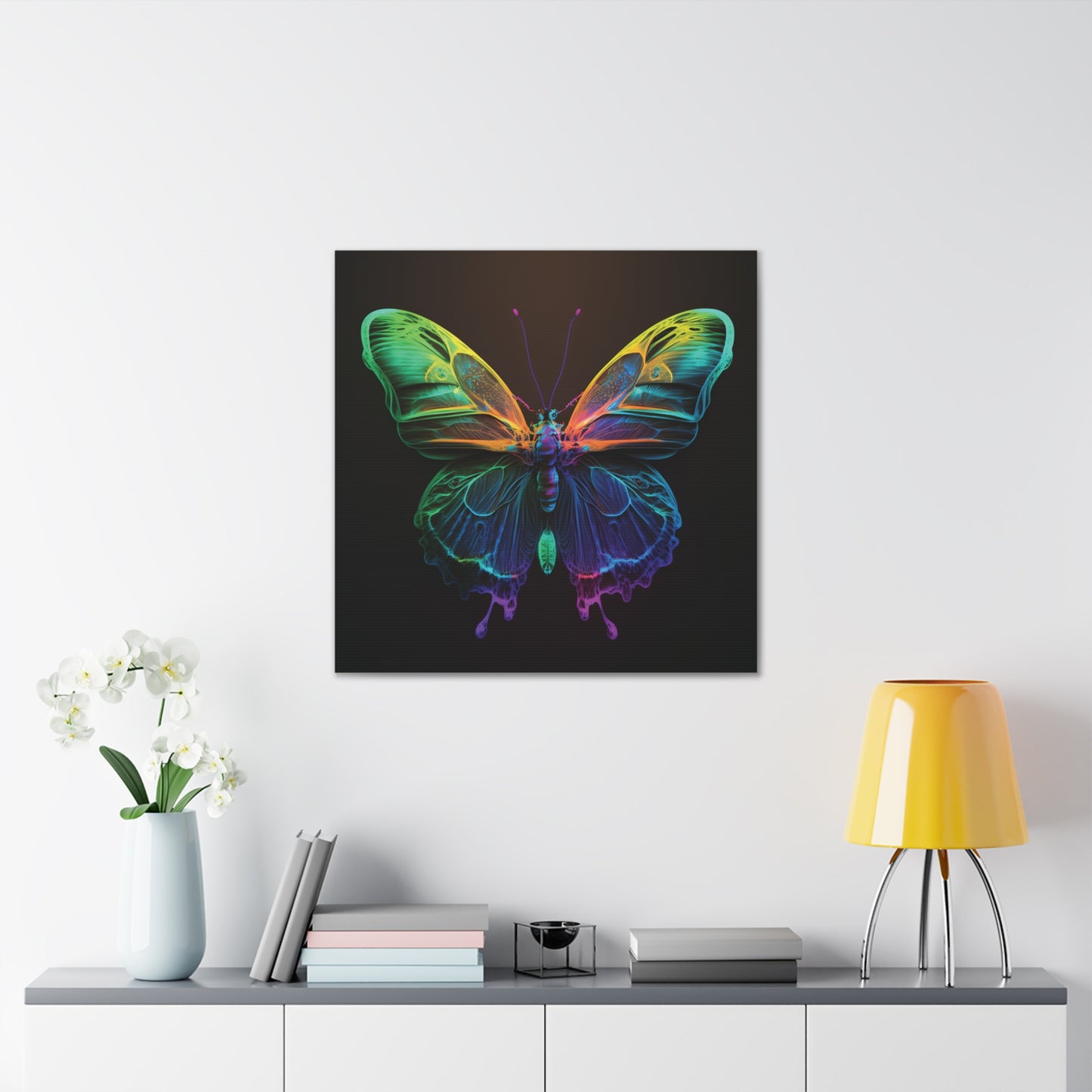 Canvas Gallery Wraps Raw Hyper Color Butterfly 3